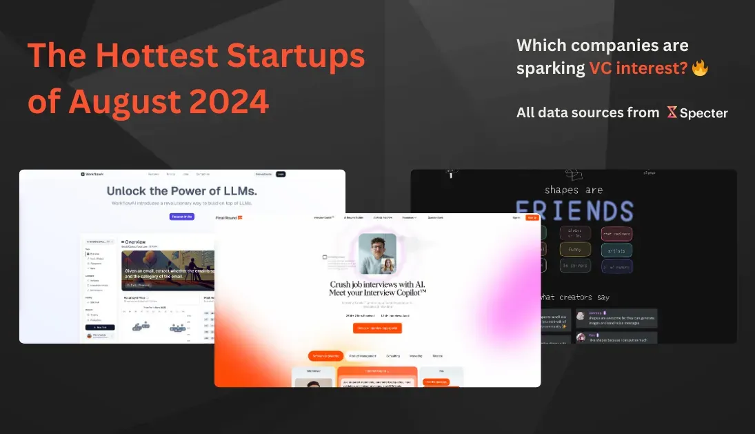 Hottest Startups - August 2024 🔥