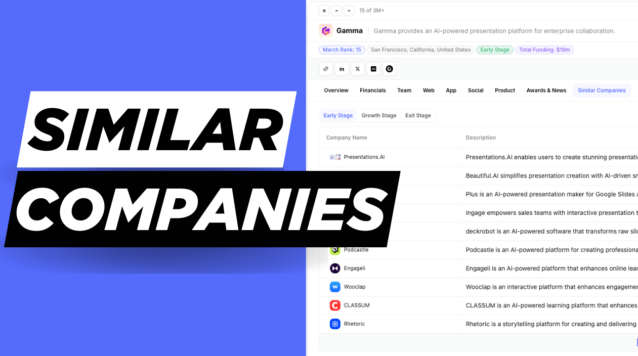 New Feature: Similar Companies  ❣️